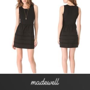 🏝️ Madewell Telegraph Black Sleeveless Dress • Medium